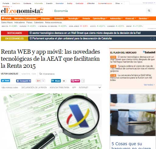 Renta WEB y app móvil: las novedades tecnológicas de la AEAT que ...