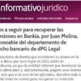 Pasos a seguir para recuperar las inversiones en Bankia, por Juan Molina, responsable del departamento de derecho bancario de dPG Legal